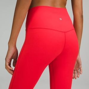 NWT!! Lululemon Align High Rise Crop 21" in Love Red SZ 8